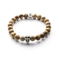 Gemini Classic Skull Beige karkötő M (C7M) Gemini Classic Skull Beige karkötő M (C7M)